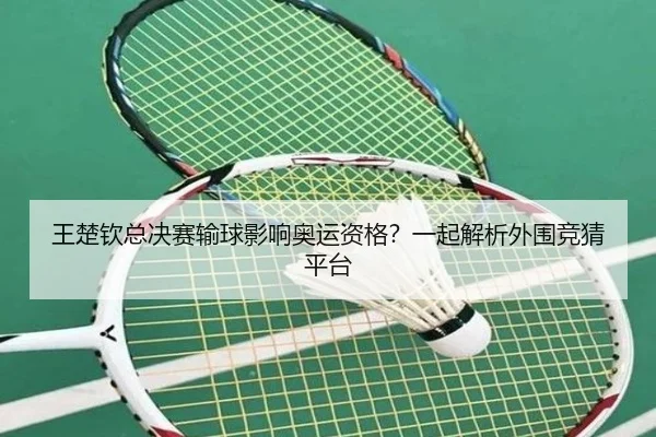 王楚钦总决赛输球影响奥运资格？一起解析外围竞猜平台